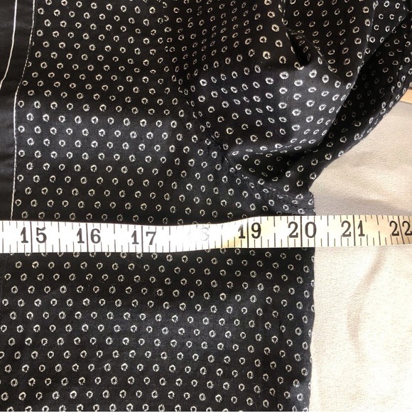 Lauren Jeans Co Black White Tuxedo Blouse - Picture 13 of 16